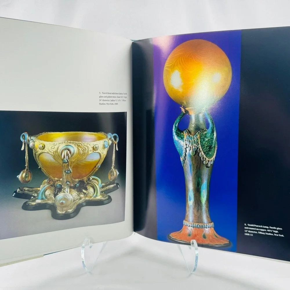 Masterworks of Louis Comfort Tiffany Hardcover Book '89 Art Nouveau Coffee Table